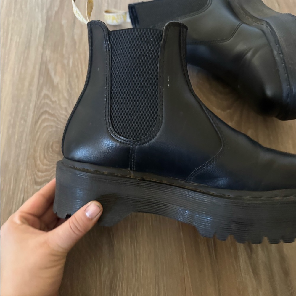 Dr. Martens Black Platform Ankle Boots - Picture 9 of 15